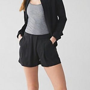 Lululemon &Go Keepsake Black Tencel Shorts